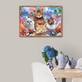 thumbnail image 4 of Gato Punto Cruz DIY Taladro Diamante Pintura Pared Arte Bordado 5D, 4 of 9