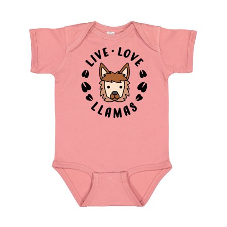 

Inktastic Life Love Llamas Gift Baby Boy or Baby Girl Bodysuit