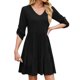 thumbnail image 3 of WILLBEST Vestido Midi Holgado De Primavera Y Verano Para Mujer, Con Escote En V, Volantes Y Pliegues, 3 of 3