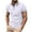 White, variant on Vunhao Mens Polo Shirts With Collar, Short Sleeve Solid Casual Button Mens Basic Shirt on Sale Gray