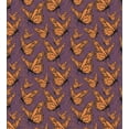 thumbnail image 2 of Ambesonne Butterfly Duvet Cover Set, Insect with Dotted Wings, 2-Calking, Pale Eggplant Multicolor, 2 of 6