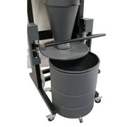 D|Flux: I 110V 1.5 HP 20 Gallon Hign-Efficiency 2-Stage Cyclone Separator Dust Collector with 1 Micron Filter Canister
