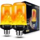 thumbnail image 1 of [upgraded] Led Flame Light Bulb, 4 Modes Flickering Light Bulbs, E26/e27 Base Flame Bulb, Christmas(2 Pack), 1 of 5