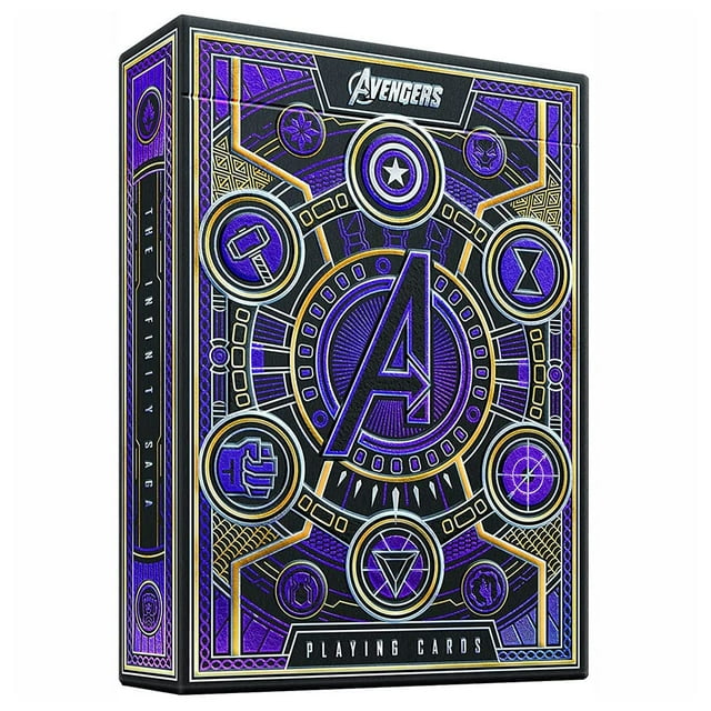 Teoría de las cartas 11 Avengers Purple Edition Infinity Saga