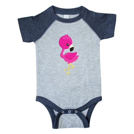 

Inktastic Pink Flamingo Baby Flamingo Cute Flamingo Gift Baby Girl Bodysuit