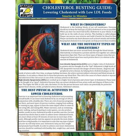 - Cholesterol Busting Guide : Lowering Cholestrol with Low LDL Foods
