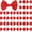 Bright Red, variant on 60-Pack 1.5 Inch Mini Ribbon Bows|Premium Polyester Craft Bows for Gift Wrapping, Wedding Favors, DIY Hair Accessories, Christmas & Party Decoration [Light Gray]