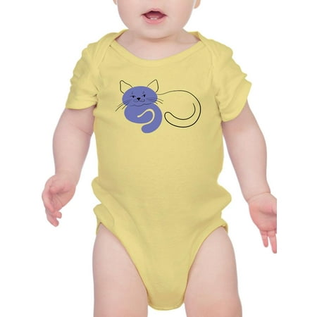 

Very Peri Lineart Cat Bodysuit Infant -Image by Shutterstock 6 Months
