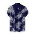 thumbnail image 6 of Mens Hawaiian Shirt Short Sleeve Button Down Shirts Tropical Floral Summer Beach Shirts,S-3XL, 6 of 7