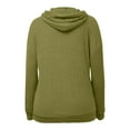 thumbnail image 7 of BFHHYA Kids Girls Ribbed Knit Hooded Sweatshirt Drop Shoulder Long Sleeve Pullover Casual Basic Top for Daily Commutes (4-14Y), 7 of 7