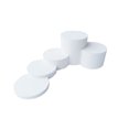 thumbnail image 1 of FixtureDisplays® White Round Display Stands Risers Glorifiers 4 Jewelry Display Necklace Ring Bracelet 13795 Set, 1 of 4