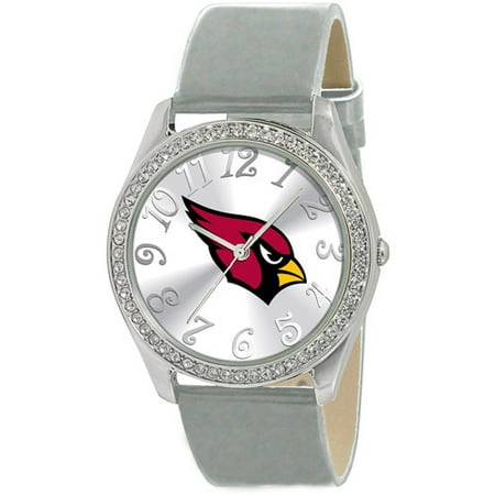Game Time NFL Women's Arizona Cardinals Glitz Watch, Silver