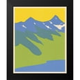 thumbnail image 2 of Green, Jacob 15x18 Black Modern Framed Museum Art Print Titled - Bright Glacial Lake II, 2 of 5