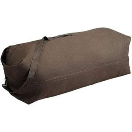 Stansport Top Load Canvas Deluxe Duffel Bag - O.D. Green, Adult