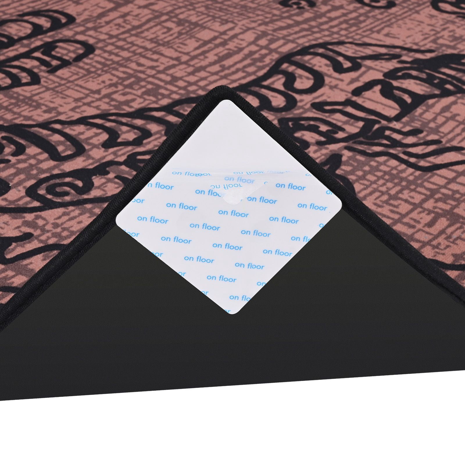 Rug Gripper PU Polyurethane Anti-Slip, Strong Adhesion Corner Grips, Non-Slip Rug Pad for Hardwood Tile Floors Prevents Curling Sliding