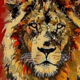 thumbnail image 5 of Orinice Lion Bathroom Decor Set, Colorful Luxurious Graphic Print Polyester Fabric Fashion Shower Curtain with Hooks, Waterproof Bathroom Decor, 100% Polyester 36x72, 5 of 7