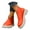Orange, variant on Womens Platform Ankle Boots Waterproof V Cut Chelsea Short Booties 2025 Chunky Casual Slip on Shoes