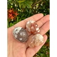 thumbnail image 4 of Flower Agate Tumbled Stones, 0.75"-1.25" Tumbled Cherry Blossom Agate, 4 of 11