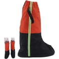 thumbnail image 2 of Shoe Covers with Non - Slip Sole, Snow and Rain Boot Reflective Strip, Zipper Closure Leg Gaiters for Outdoor Camping Fishing Cycling Riding, 2 of 5