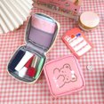 thumbnail image 4 of Bolsa de almacenamiento de servilletas sanitarias para mujer, tampones, tarjetero, servilleta, toalla, cosméticos, monedero de algodón, Organizador, 4 of 5