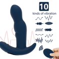thumbnail image 3 of Masajeador de próstata de 360 grados, vibrador anal giratorio, masturbador masculino, vibrador con tapón anal, juguetes sexuales para hombres, estimulador de próstata (azul), 3 of 5