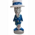 thumbnail image 2 of Artificial Snowman Blow Mold Christmas Decoration with LED Lights Classic Winter Character Figurine for Halloween Porch and Mantel, 12 Inch, 2 of 6
