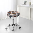 thumbnail image 7 of Round Bar Stool Seat Covers, Vintage Botanical Butterfly Art Elastic Round Chair Cover Stool Seat Slipcover Bar Stool Cushions Round Pad for 12-14 inch, 7 of 7