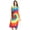 Multi - Tie Dye Bright Swirl, variant on Just Love Short Sleeve Nightgown Sleep Dress for Women (Black - Fun Owl, Small)