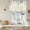 beige, variant on Blue Starfish Coastal Balloon Curtains for Living Room/French Door, Eucalyptus Summer Nautical Shell Vintage Tie Up Curtains 63 Inch Length Energy Saving Kitchen Curtains Shades for Windows 42"x63"