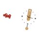 thumbnail image 5 of Abanicos plegables festivos,Decoraciones de abanicos de papel para el Año Nuevo Chino 2025,Reloj de pared,Reloj de pared decorativo para baño o dormitorio,Reloj de pared redondo, 5 of 8