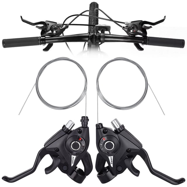 Palancas de freno para bicicleta Shifter TOBWOLF 3x7 21 Speed Mountain