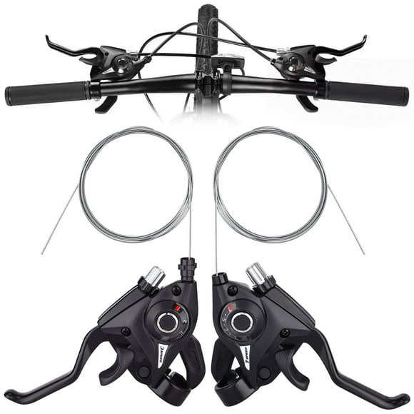 Palancas de freno para bicicleta Shifter TOBWOLF 3x7 21 Speed Mountain