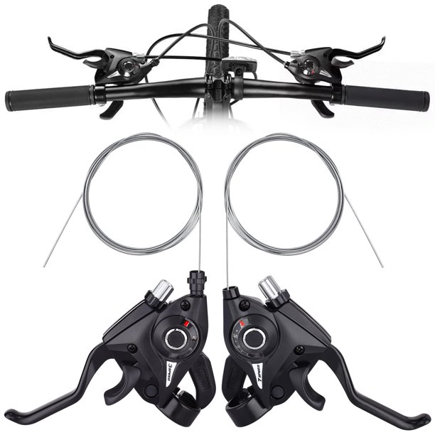 Palancas de freno para bicicleta Shifter TOBWOLF 3x7 21 Speed Mountain