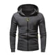 thumbnail image 3 of WILLBEST Sudadera con Capucha y Cremallera para Hombre, Forrada, Informal, Cálida, para Deportes Al Aire Libre En Invierno, Cómoda y Suave XGrande, 3 of 3