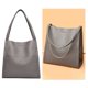 thumbnail image 3 of Bolso Mano Informal para Mujer Bolso Hobo Con Bolso Compras Cuero (gris), 3 of 9