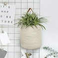 thumbnail image 5 of Cheer.US Hanging Basket 30cm Round Cotton Hanging Planter with Elegant Texture (2 Count), 5 of 7