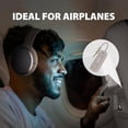 thumbnail image 2 of Avantalk Sky Eon - Auriculares Bluetooth para viajes en avión y teléfono móvil con adaptador inalámbrico, cancelación activa de ruido y modo ambiental, almohadillas espaciosas y cómodas, tiempo de rep, 2 of 5
