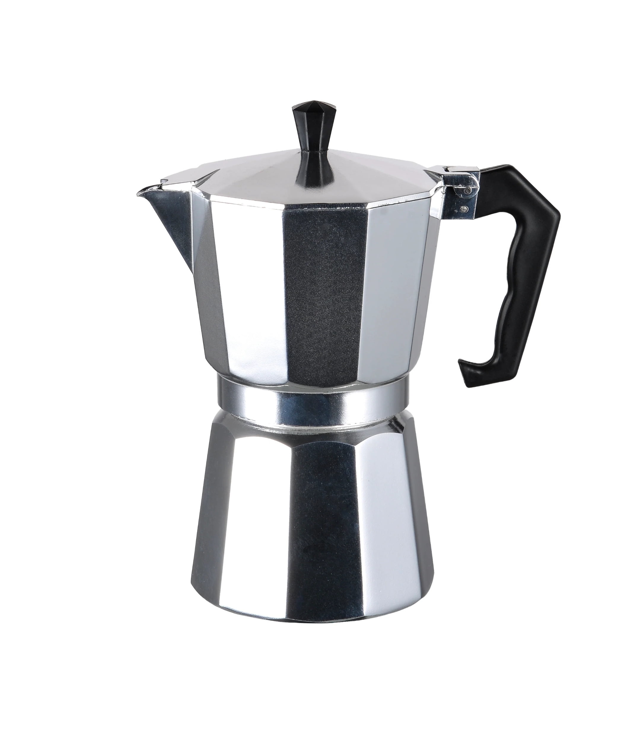 Aluminum 9 Cup Stovetop Espresso Maker Polished : Target