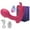 Red, variant on TLUDA Wearable G Spot Vibrator Sex Toys for Women, Wearable Sucking Vibrator Toys with Remote Control for Women, Purple