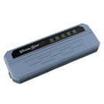 thumbnail image 2 of COFEST Blue Black ABS Vacuum Sealer Machine with LED Indicator, 2 Modes, Built-in Cutter, Easy Clean, 10 Bags, for Food Preservation Blue, 2 of 6
