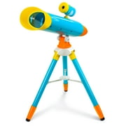 Little Experimenter 2-in-1 Kids Projector + Telescope with Collapsible Tripod - Great Space Exploration Set!