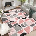thumbnail image 1 of Boho Rug Washable x Area Rugs for Bedroom Entryway Living Room Bedside Small Throw Floor Carpet Non Slip Soft Indoor Modern Abstract Bohemian Orange, 1 of 7
