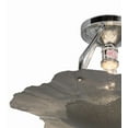 thumbnail image 3 of Meyda Tiffany 151200 Evolvulus 17" Wide Semi-Flush Ceiling Fixture - Chrome, 3 of 7