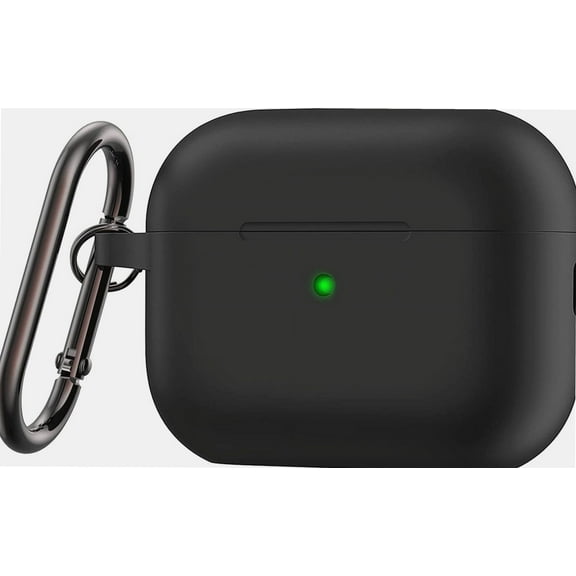 for Airpods Pro 2nd/1st Generation Case Cover 2022/2019, Soft Silicone Skin Cover Shock-Absorbing Protective Case with Keychain for New Apple Airpods Pro Case [Front LED Visible]