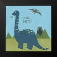 thumbnail image 2 of Vess, June Erica 20x20 Black Modern Framed Museum Art Print Titled - Dino-mite II, 2 of 5