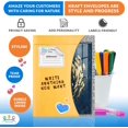 thumbnail image 6 of Kraft Bubble Mailer 12.5 x 18 Inches. Pack of 5 Yellow Kraft Bubble Mailers. Self-Sealing Waterproof Bubble Shipping Envelopes Padded. 56 GSM Cushioned Kraft Mailer with Self-Adhesive Tape, 6 of 8
