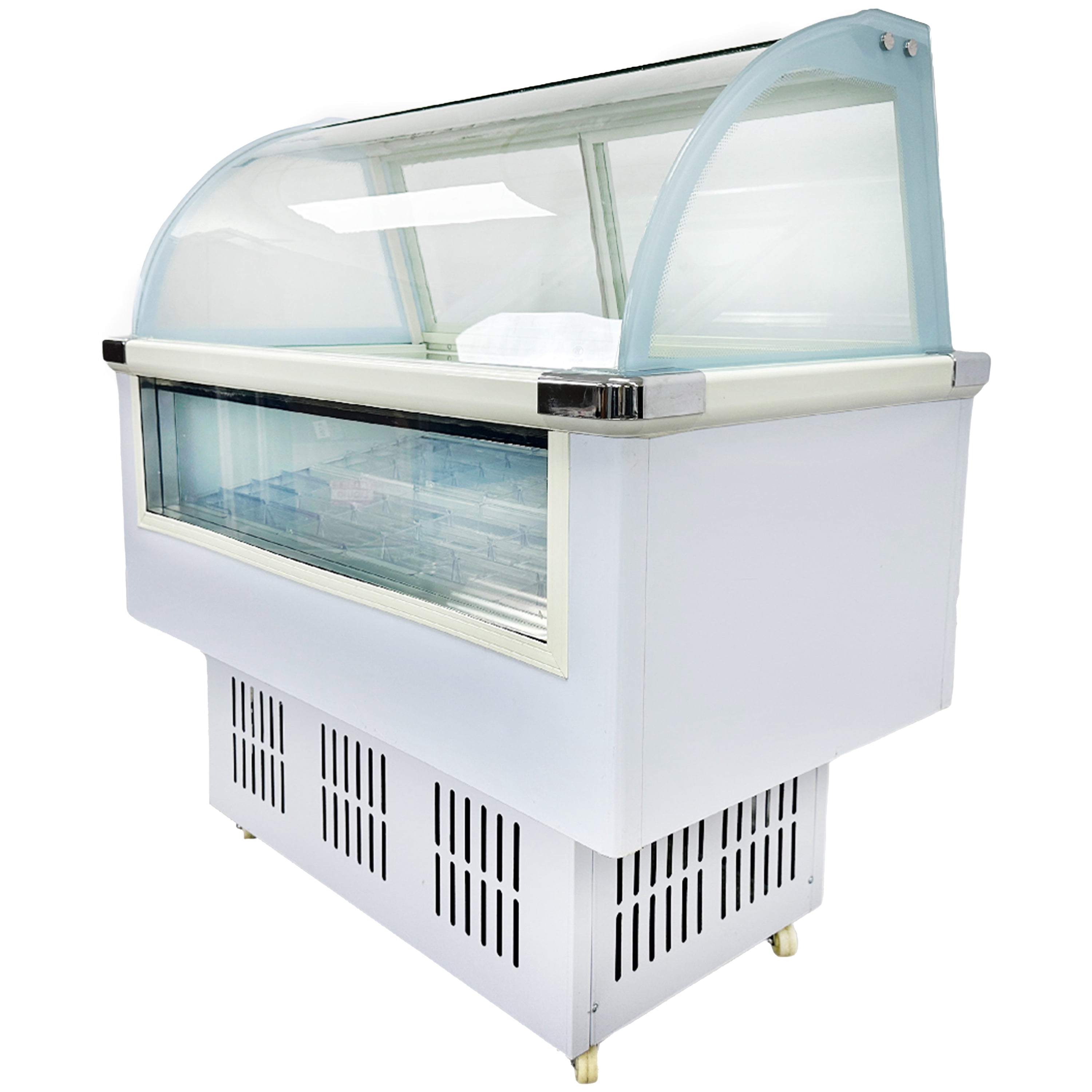 46.5 in. Commercial Ice Cream Display Popsicle Freezer 13 Cu. ft.