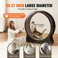 thumbnail image 4 of VEVOR Cat Exercise Wheel Large Cat Treadmill Wheel for Indoor Cats 43.3 inch, 4 of 5