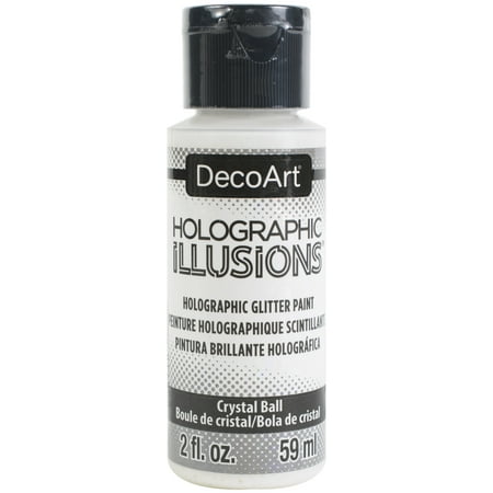 UPC: 0766218122544 | DecoArt Holographic Illusions Paint 2oz-Crystal Ball