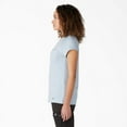 thumbnail image 3 of Dickies Women's Cooling Short Sleeve Pocket T-Shirt, Fog Blue, 2X, 3 of 5